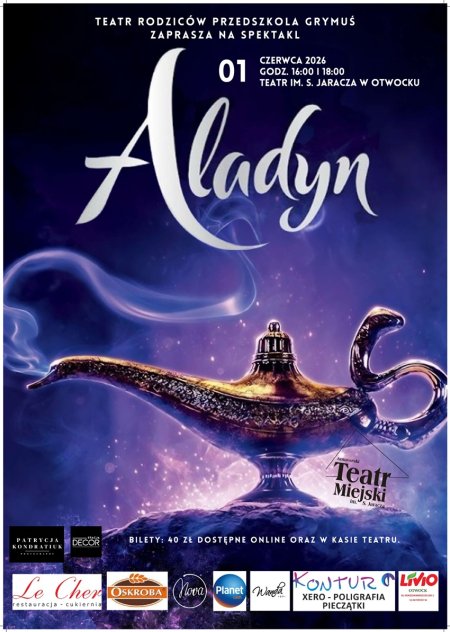 SPEKTAKL DLA DZIECI AMATORSKIEGO TEATRU RODZICÓW "ALADYN"