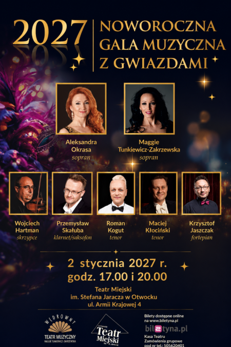 KONCERT OPERETKOWY NOWOROCZNA GALA MUZYCZNA Z GWIAZDAMI 2027
